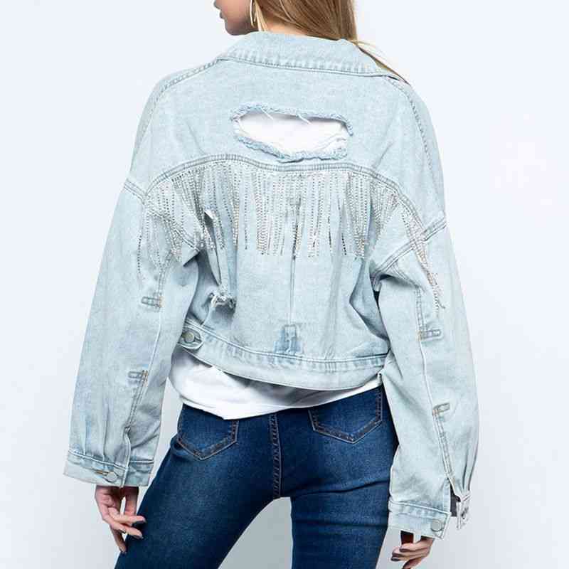 EB | Zeitgenössische Denim Jacke mit Kragen