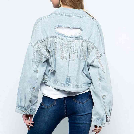 EB | Zeitgenössische Denim Jacke mit Kragen
