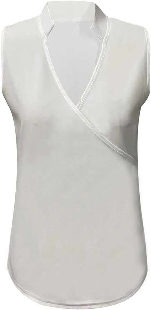 EB | Elegantes Ärmelloses Einfarbiges Top