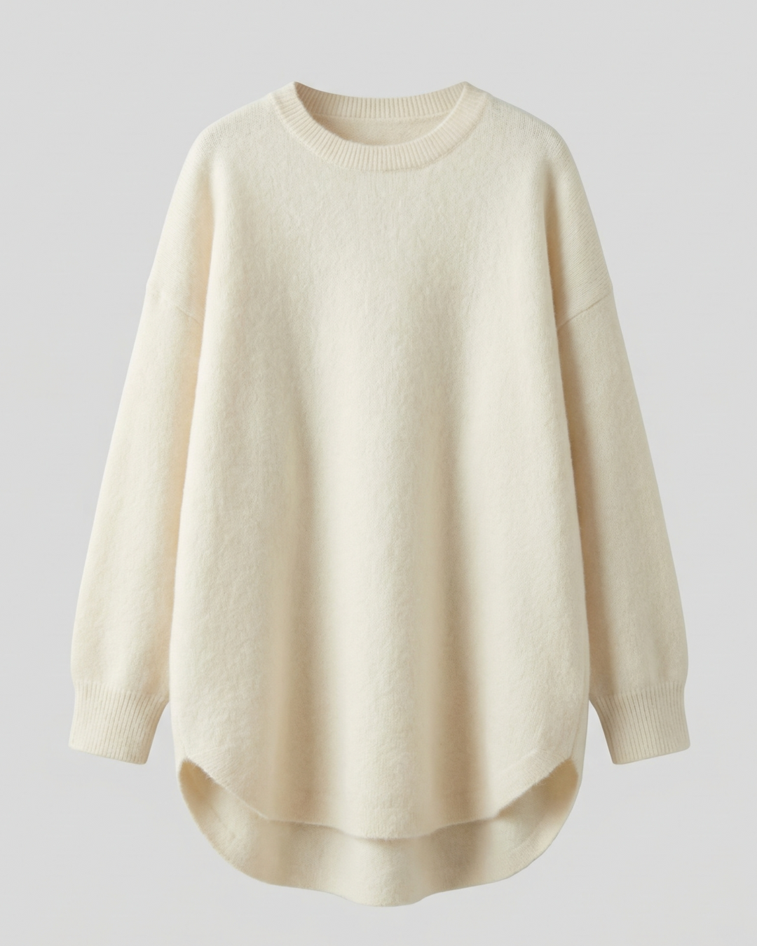 EB | Pullover - Damen Herbst Mid-Length Oversized Pullover