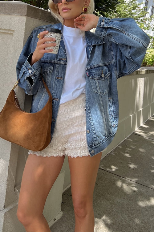 EB | Button-Down-Taschen-Jeansjacke