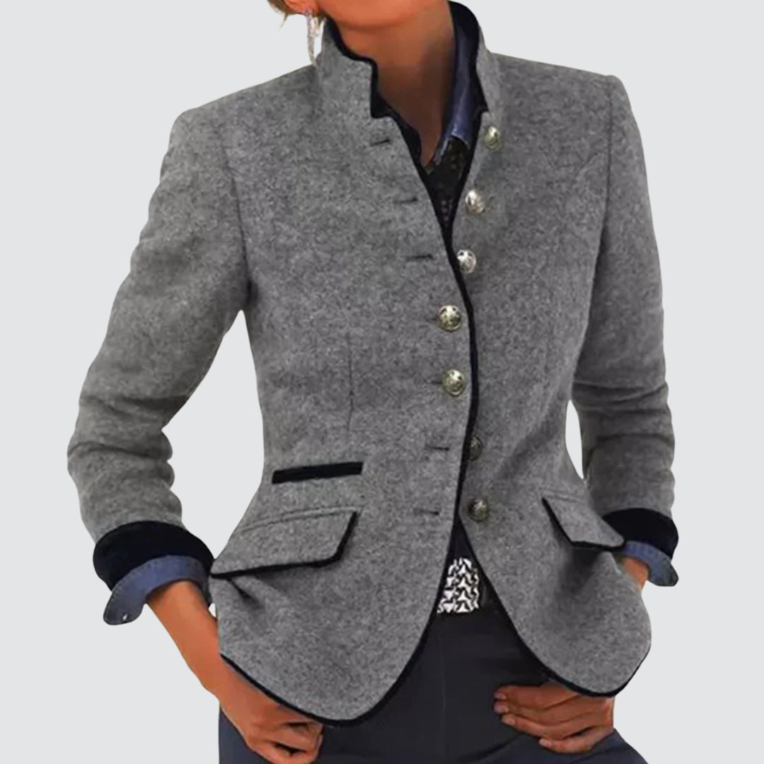 EB | Elegante einfarbige Damenjacke