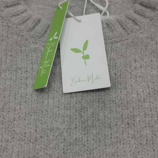 EB | Übergroßer Strickpullover mit Tasche