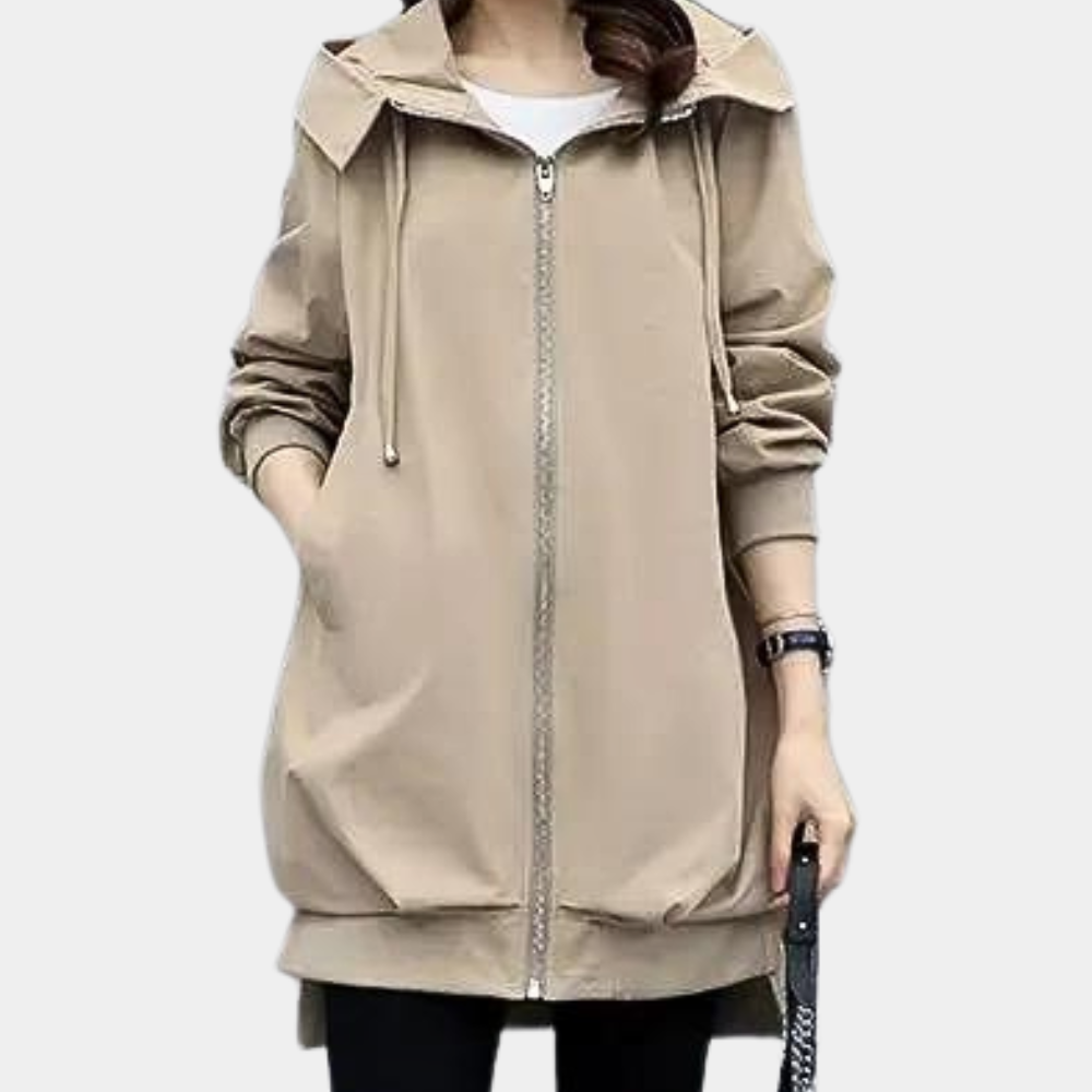 EB | Moderne Lange Jacke für Damen für den Herbst