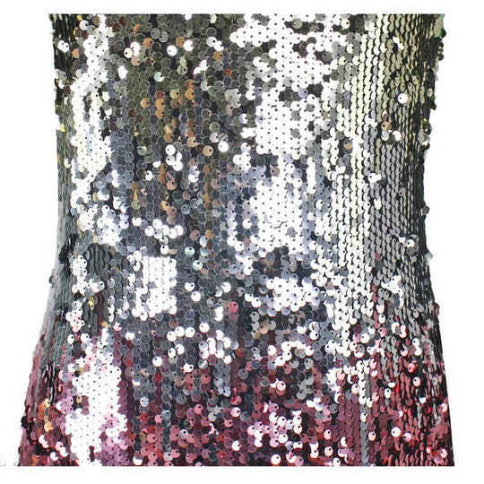 EB | V-Ausschnitt Sexy Strass Trägerkleider