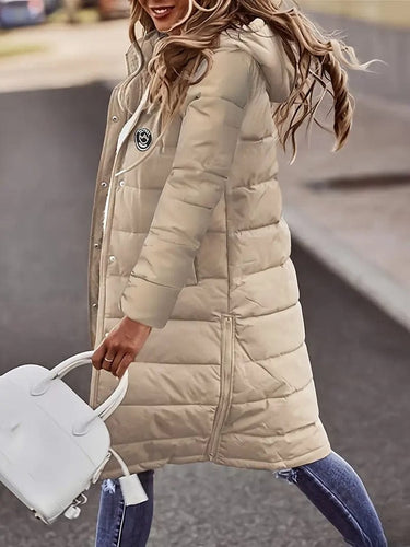 EB | Langer Mantel Chic Saisonkollektion Ideal für den Winter