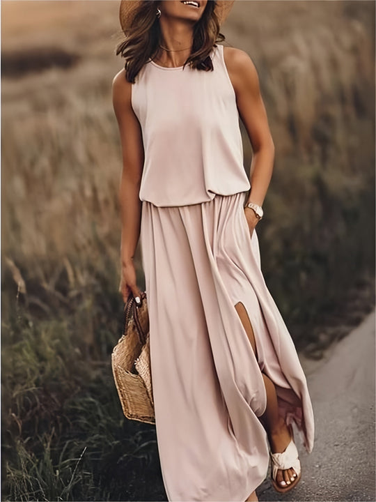 EB | Damen Schwarzes Modal Boho Maxikleid Farben