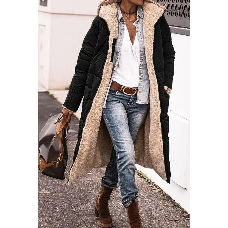 EB | Warme Damen Winterjacke mit Weicher Fütterung