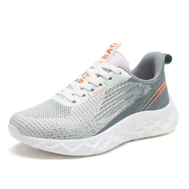 Dynamische GrauOrange Laufschuhe EB