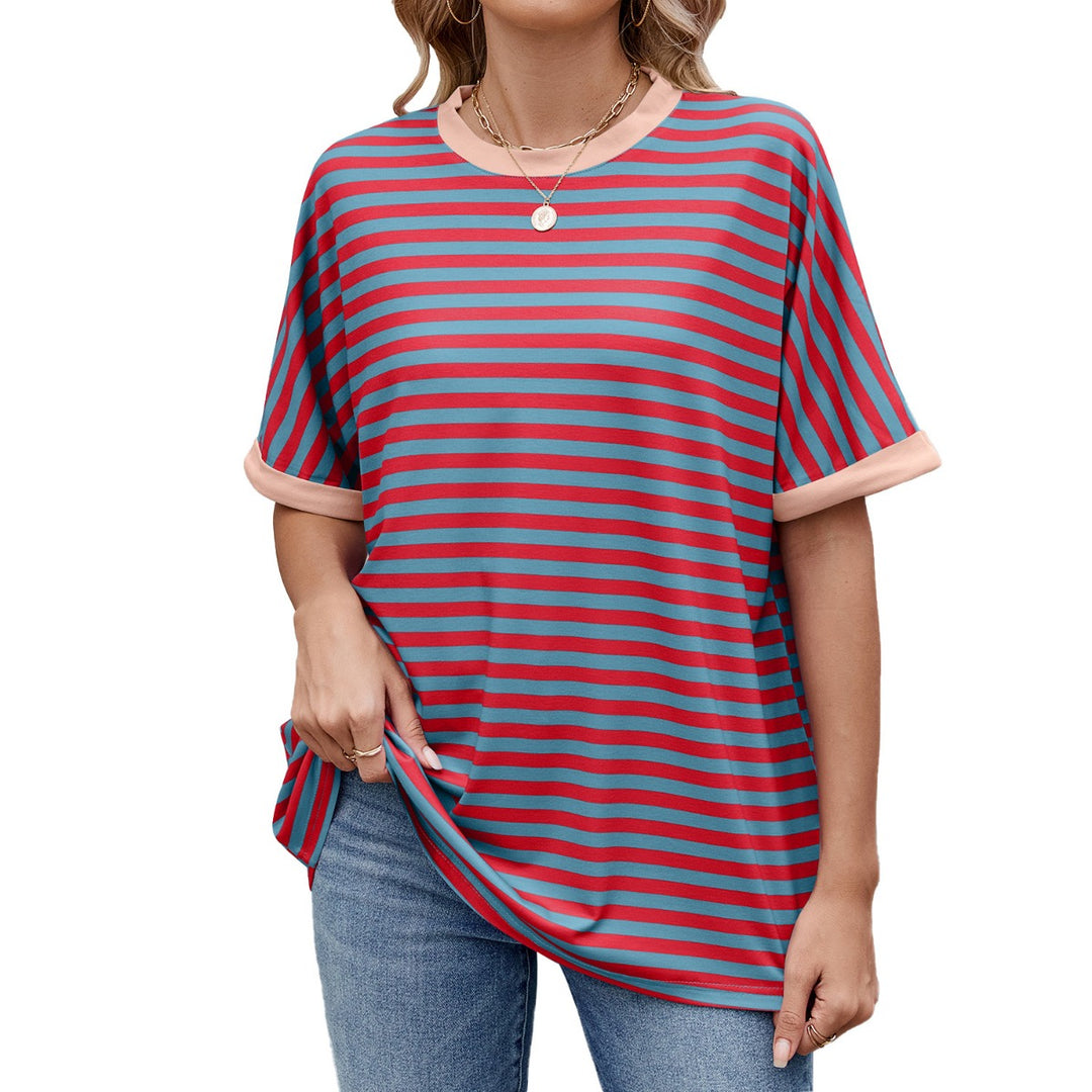EB | Gestreiftes kontrastierendes T-Shirt