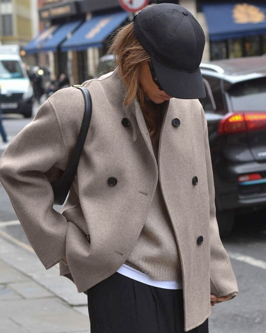 EB | Französischer Stil Übergroße Jacke