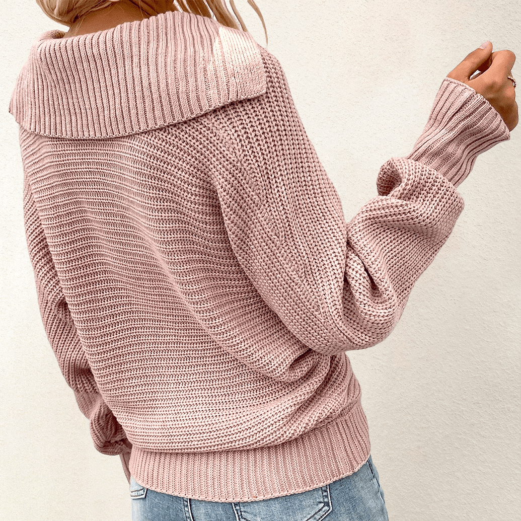 EB | Kuscheliger Pullover aus Rippenstrick