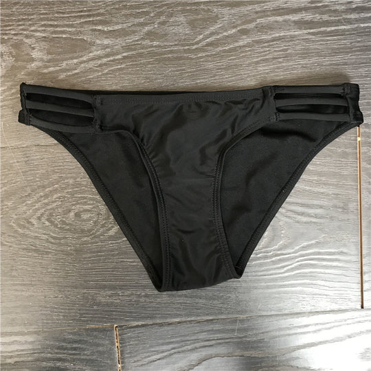 Damen Sportliches Bikini-Set mit Hochkragen und seitlichen Cut-Outs EB