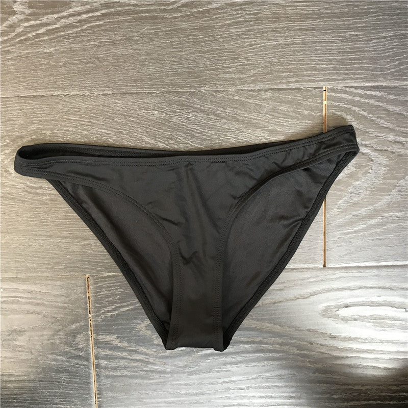 Damen Triangel-Bikini-Set mit modischem Kontrast EB