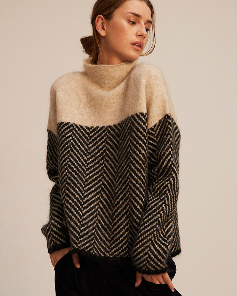 EB | Baumwolle Rollkragen-Pullover