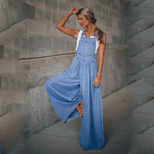 EB - Damen Denim Jumpsuit