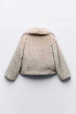 EB | Eleganter Pelz-Wintermantel Damen