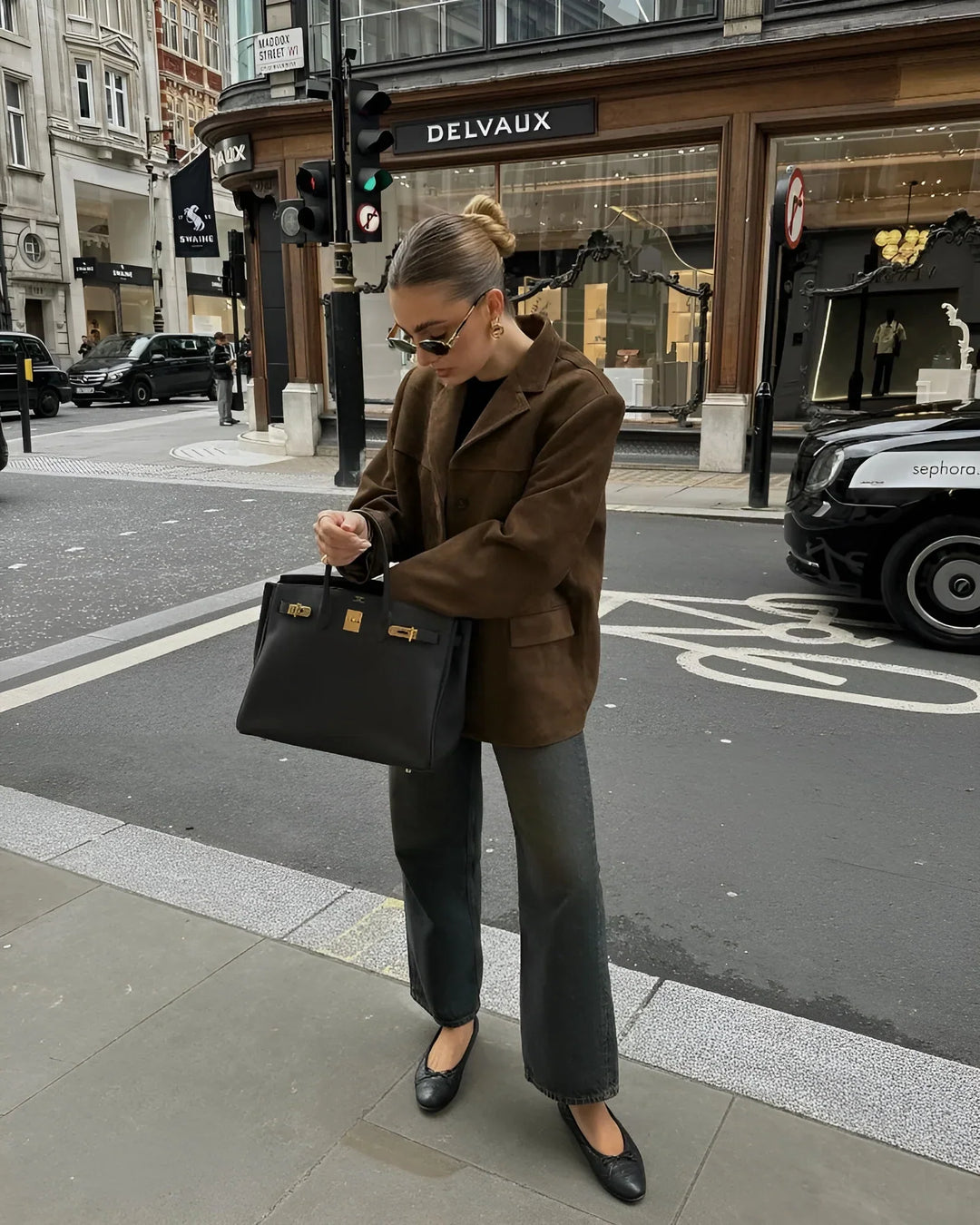 EB | Klassische Wildleder Blazer für Frauen