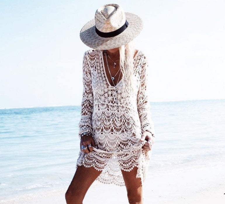 EB | Exklusive Beach Cover-Up Bademode Hemd Oberteile Up