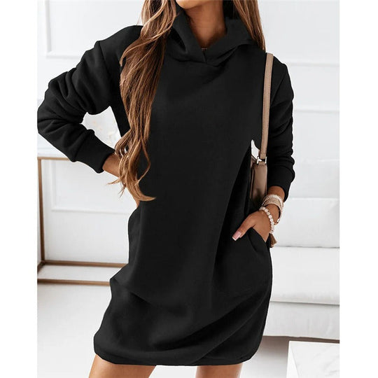 EB | Kleid Langarm Kapuze