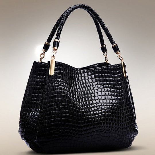 EB | Schultertasche mit Krokodil Muster