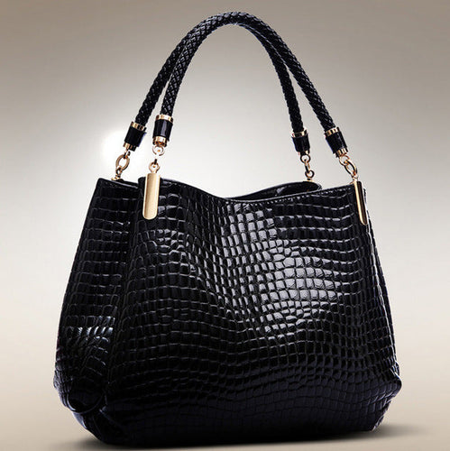 EB | Schultertasche mit Krokodil Muster