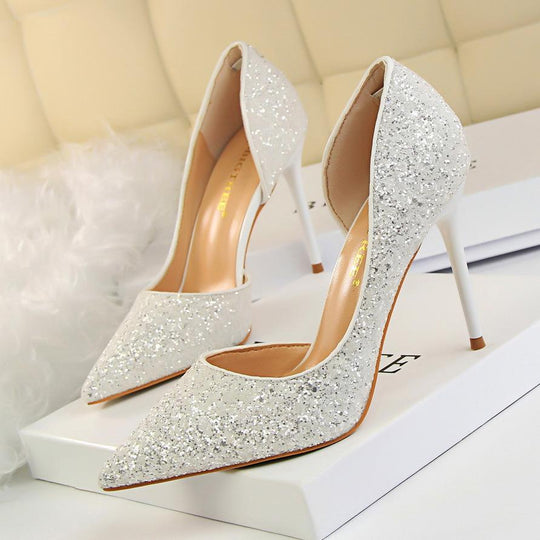 EB | Elegante Glitzernde Nadelabsätze