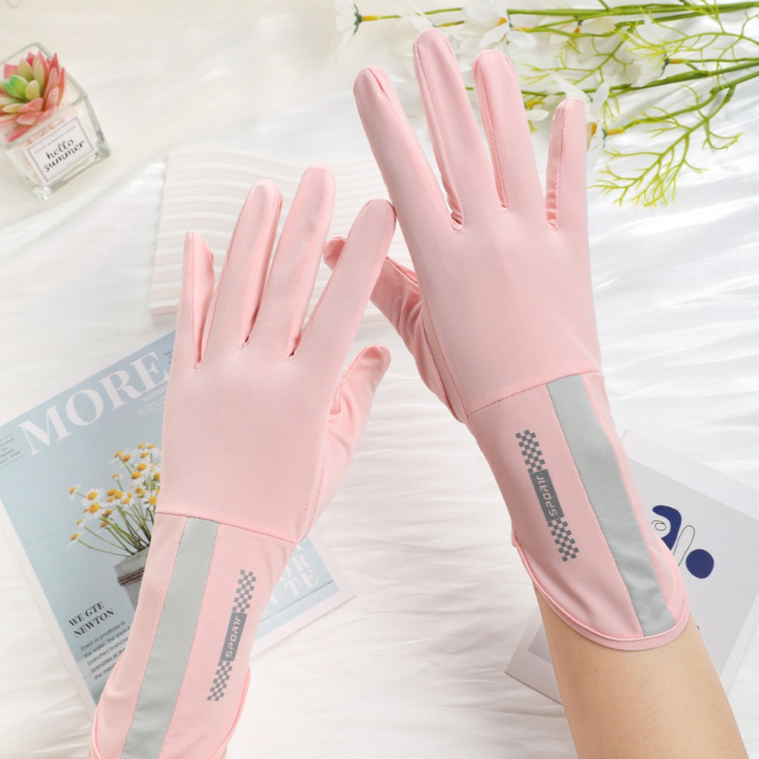 EB | Sonnenschirm Eis Seide Handschuhe