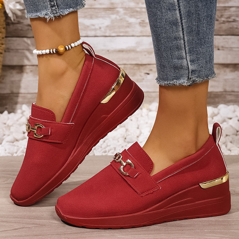 Stylische Orthopädische Sneakers mit Keilabsatz EB EB