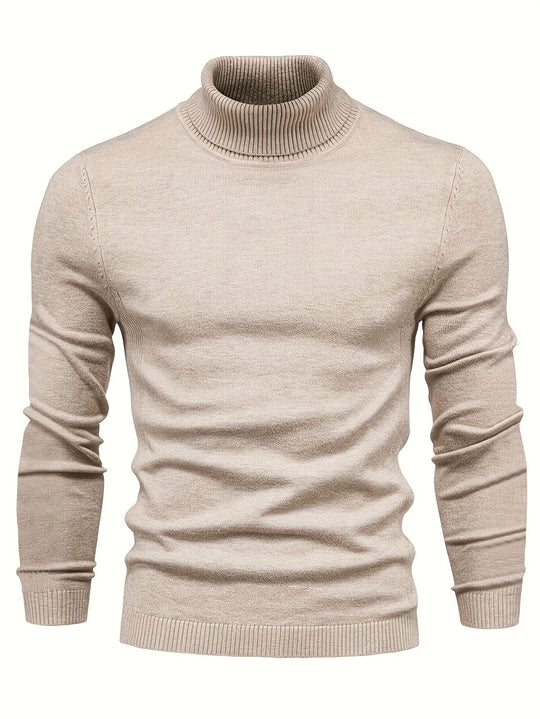 EB | Klassischer Rollkragenpullover Weich und Stilvoll Wollmischung