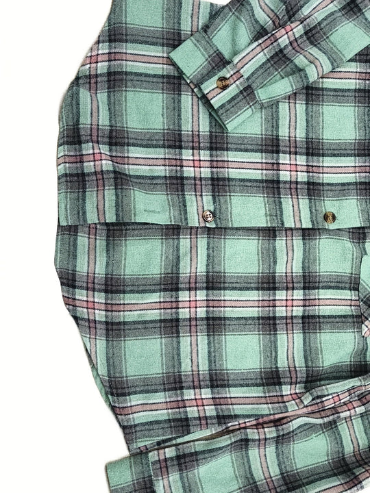 EB | Karierte Jacke mit Kapuze Baumwolle und Polyester Leger und Komfortabel