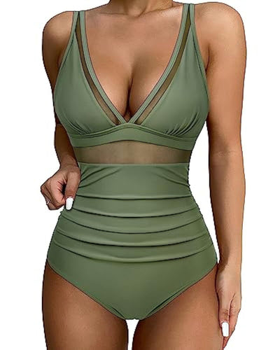 EB | Einteiliger hohler Badeanzug mit hoher Taille