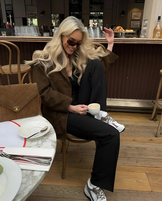 EB | Klassische Wildleder Blazer für Frauen