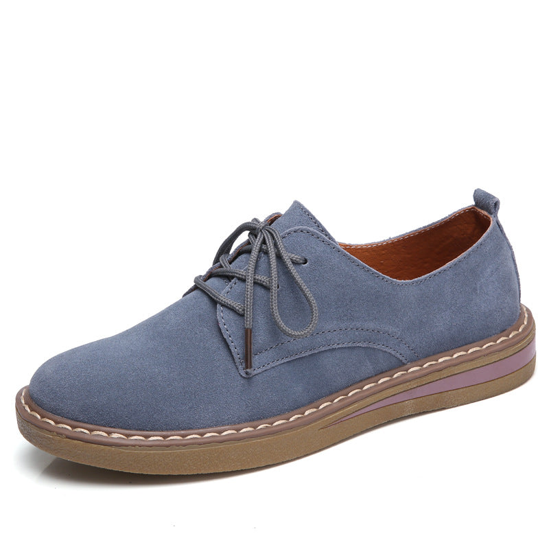 Damen Komfortable Schnürschuhe mit weichem Obermaterial EB