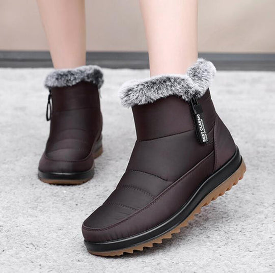 EB | Damen Winter Wasserdichte Warme Baumwollstiefel