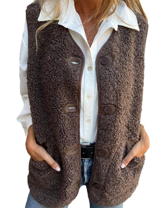 EB | Damen Herbst Knöpfli Kurz Warm