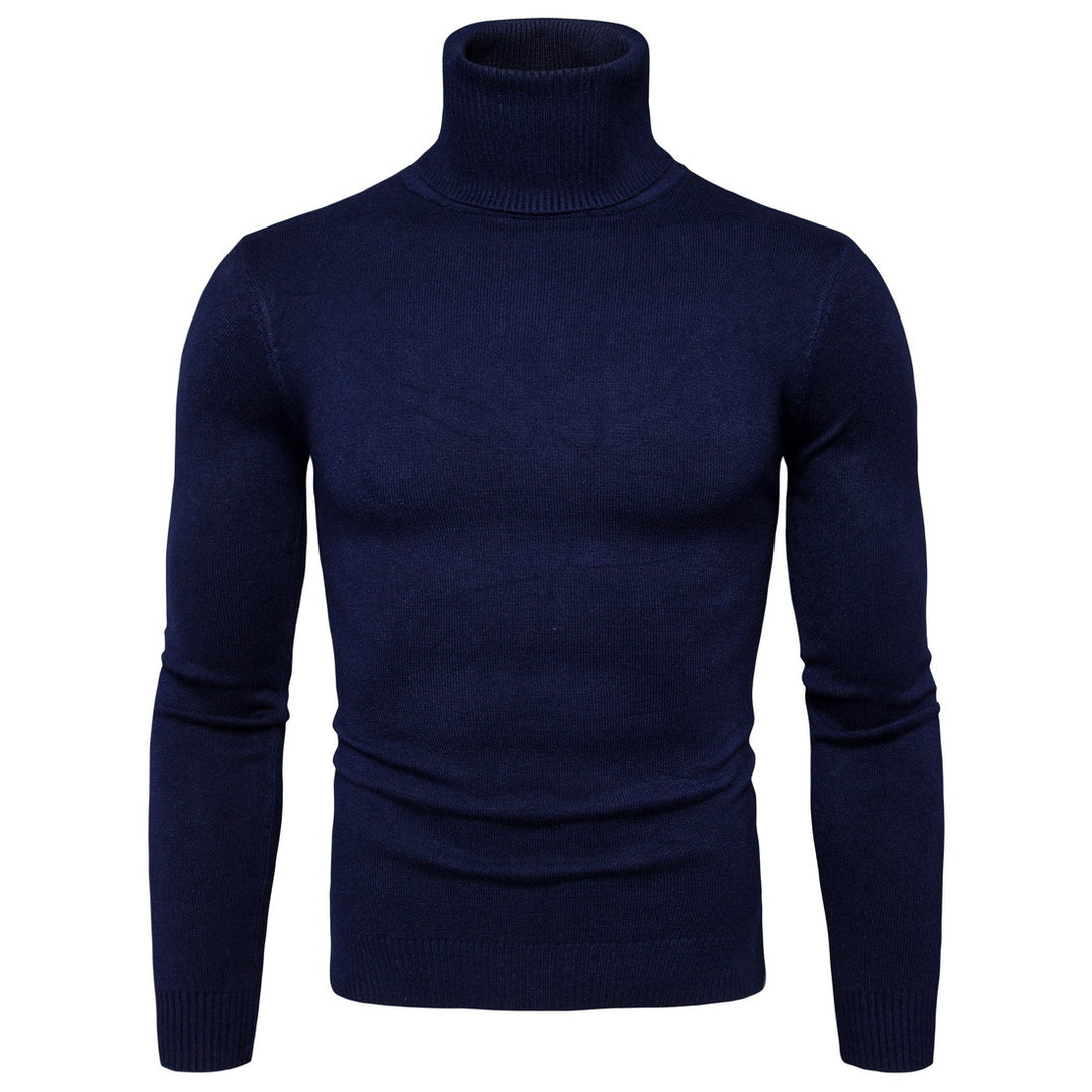 Herren Rollkragenpullover aus weicher Merinowolle mit eleganter Struktur EB