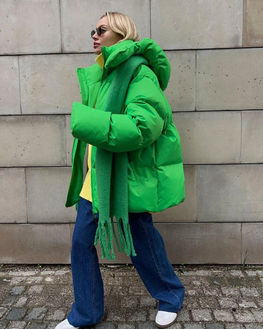 EB | Lockere Baumwollgefütterte Jacke