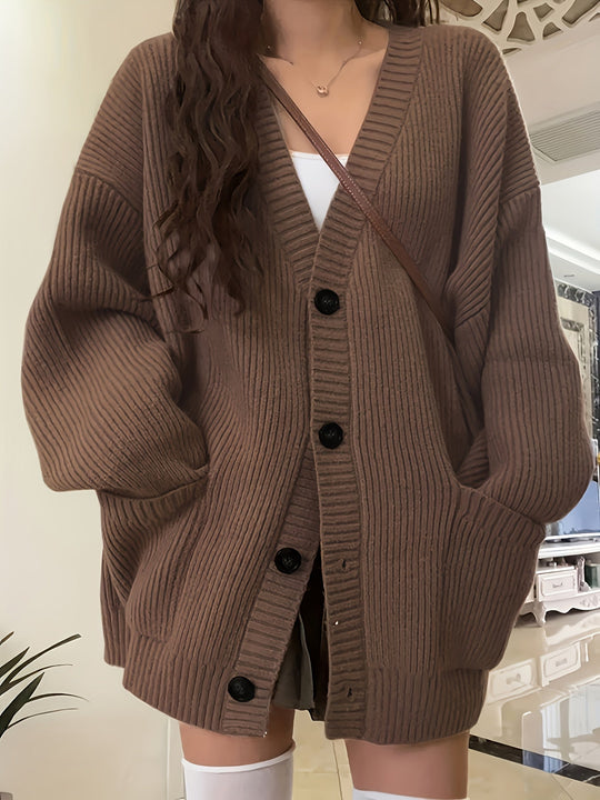 EB | Damen Freizeit Baumwoll Strickjacke