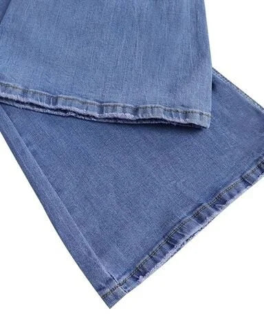 EB | Bootcut-Jeans mit hoher Taille