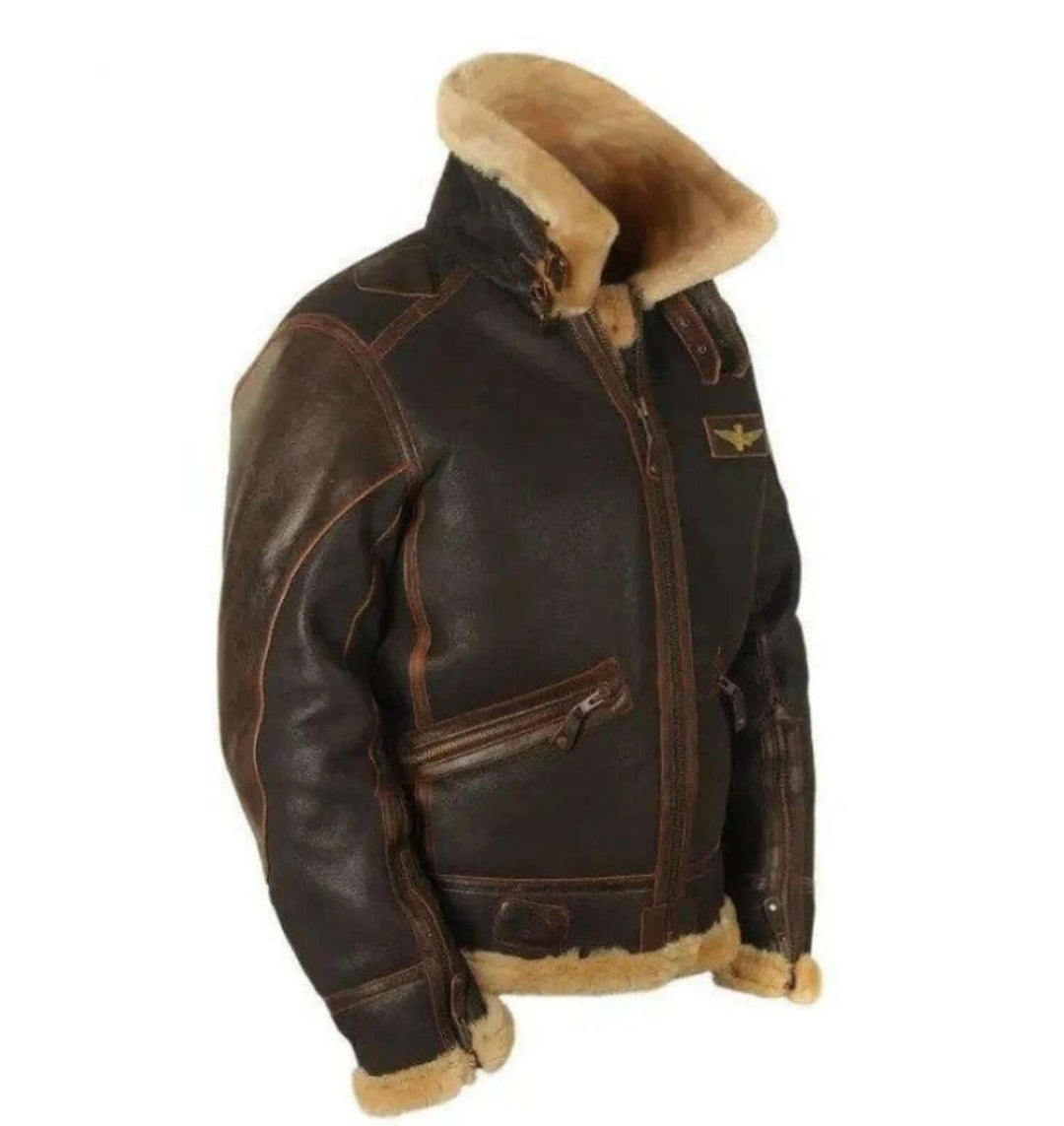 EB | Herren Vintage Lederjacke