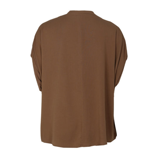 EB | Drop F maus Ärmel solide Farbe Shirt Frauen