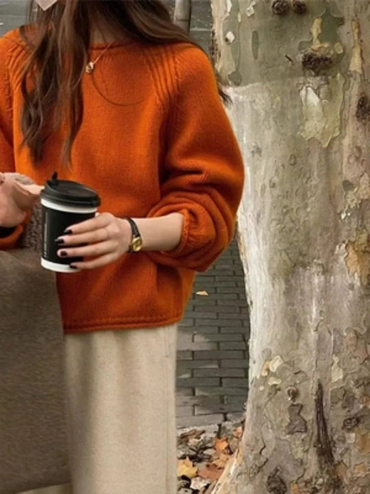 EB | Gemütlicher Oversized Strickpullover für Lässigen Komfort