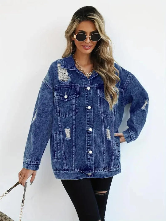 EB | Oversized Jeansjacke für Damen