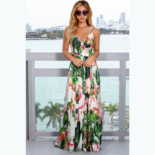 EB | Bohemian floral Strapskleid