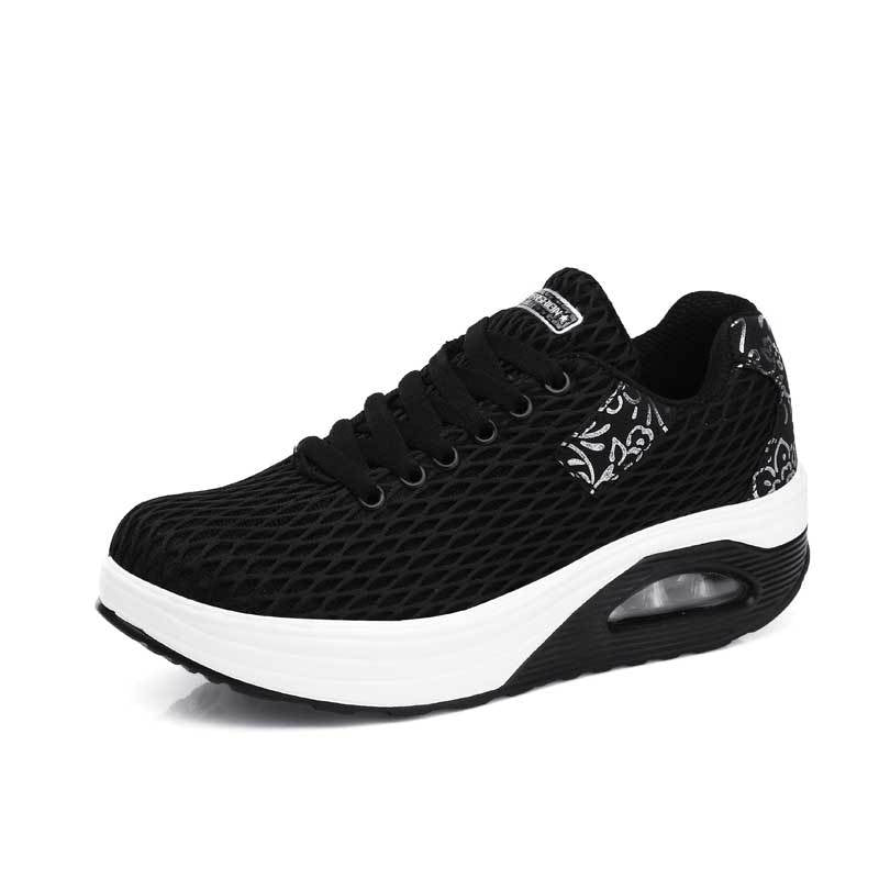 Damen Atmungsaktive Sport Sneakers mit dämpfendem Air-Cushion-System EB