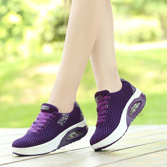 Damen Atmungsaktive Sport Sneakers mit dämpfendem Air-Cushion-System EB