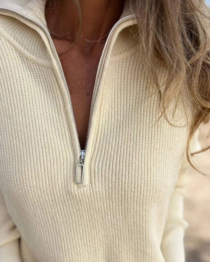 EB | Lässiger Langarm Strickpullover