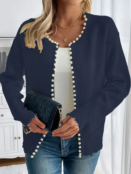 EB | Strickjacke für Damen, elegant & mit Perlen