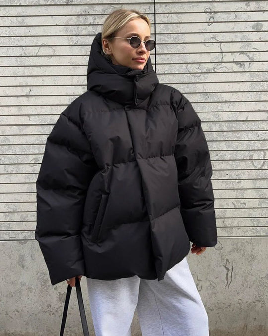 EB | Lockere Baumwollgefütterte Jacke